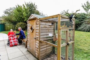 Bird therapy at Roseway House