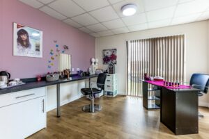 Salon for pamper days at Quiet lounge Roseway House